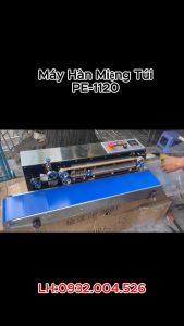 Máy hàn miệng túi liên tục PE-1120
