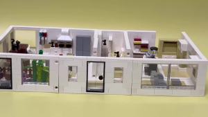 MOC House Building Blocks Toys Sets Mini Furniture Blocks Toys DIY Bricks Toys for Kids Birthday Gifts Home Decoration