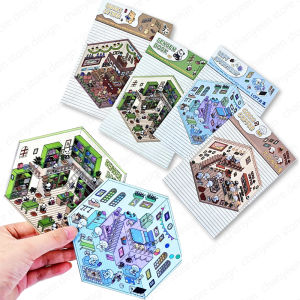 Bộ Đồ Chơi Dán Tranh 3D Hoạt Hình Tự Làm Cho Trẻ Em Đồ Dùng Học Tập Sáng Tạo Trò Chơi Dán Tranh Quà Tặng Giáo Dục Cho Trẻ Em Học Sinh