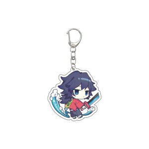 Bandai | Anime Demon Slayer Móc Khóa 55MM Kamado Nezuko Tanjiro Agatsuma Zenitsu Tomioka Giyuu Acrylic Quà Tặng Dễ Thương Sưu Tập Phụ Kiện