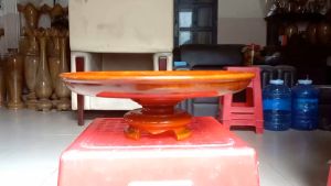 Mâm Bồng Gỗ Mít - Đĩa Gỗ Thờ Cúng - Đồ Thờ Cúng - Đĩa Đựng Trái Cây Thờ - Trang Trí Nhà Cửa Decor - Pháp Duyên Shop
