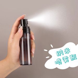Portable Nano Spray Bottle for Travel Ultra Fine Mist Facial Makeup Hydration Press Type Alcohol Sprayer Family Personal Care Tools