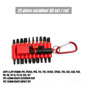 Bộ Tua Vít Tác Động Thép S2 PRO 22 Món Với Hộp Đựng Từ Tính Đầu Vặn Đa Năng 25mm Và 1 Giá Đỡ Mũi Vít Dùng Cho Sửa Chữa Nhà Cửa