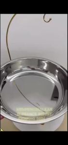 KT WARE 4.5/ 6/ 8 Liter Hanged Chafer Hanging Chafing buffet tray Dish Crown Saudi Arabic Food Warmer Kenduri Gantung Jamuan