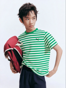 PUMA | New Arrival Striped Casual Round Neck Loose T-Shirt