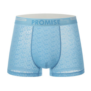 MiiOW | กางเกงบ็อกเซอร์ชายผ้าไหมน้ำแข็ง Catman ระบายอากาศได้ดี ป้องกันแบคทีเรีย ทรงเอวกลาง ทรงเอวสูง 4 ตัว ฤดูร้อน 2025