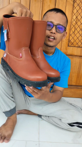 Sepatu safety Pria wanita Ujung Besi Pelindung Kaki Skn Sepatu Kerja Lapangan Tol Tambang Bengkel Perak  Proyek Pertamina Septy Boot Termurah Berkualitas