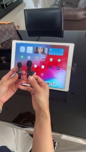 Microphone wireless clip on taffstudio dual mic usb type c android -G10