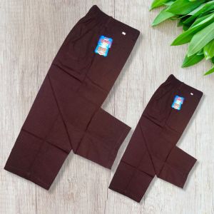 celana pramuka sd panjang cowok size 25-34 coklat pekat