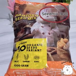 Hamtoro Seedmix EXTRA OATS Makanan Hamster 1 kg BONUS Rice Cracker Hamster Food With Salmon Oil