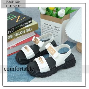 TKGirl รองเท้าแตะ แบบสายรัด 💥 รองเท้าแตะผู้หญิง รองเท้าแตะตีนตุ๊กแก สไตล์เกาหลี เลือกสีให้แมตช์กับชุดที่ใส่ได้เลย ไม่มีพลาดมากนะ สีชมพู สีดำเนิน