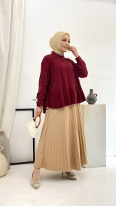 Kemeja Polos Lengan Panjang Wanita: Koleksi Terbaru dari DITA Zalera ID