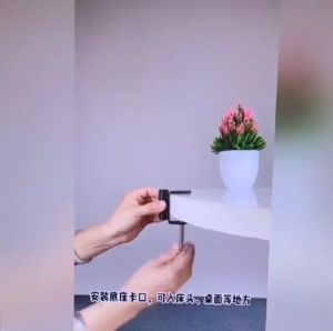 Flexible Desktop Microphone Stand Mic Boom Arm Professional Recording Streaming Singing Casting(BLUE)