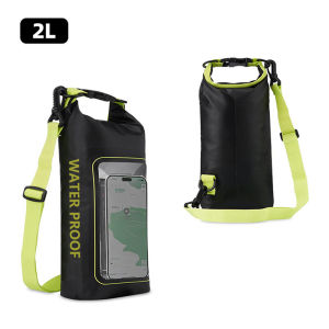 2L Dry Bag Swimming Pack Touch Screen Outdoor Waterproof Phone Pouch Kayak Storage Bag Drifting Rafting Surfing Boating Backpack