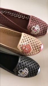 SandSo - Q300 PTY Shoes Sepatu Karet Rubber Wanita Perempuan Dewasa Slip On Slipper Slide Flat Teplek Flip Flop Flipper Slop Selop Empuk Lentur Jelly Anti Air Licin Casual Kasual Rumah Kamar Mandi Pantai Kerja Kantor Indoor Outdoor Fungsional