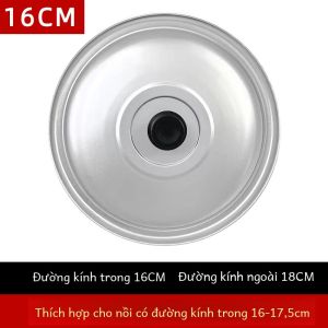 Dày Dặn Nắp Nồi Bằng Nhôm Nguyên Chất Kích Thước Lớn 16-40cm Vỏ Phẳng Máy Hấp Sử Dụng Tại Nhà Nắp Chảo Vỏ Nồi Bằng Nhôm Đa Năng