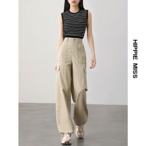 HIPPIE MISS | Hippie Girl Workwear Casual Pants