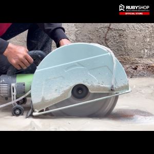 RUBYSHOP เครื่องตัดผนังคอนกรีต พื้นคอนกรีต ทำลายกำแพง ขนาดใบ 14 นิ้ว ระบบน้ำ ไร้ฝุ่น ทำให้การตัดผนังง่ายขึ้น รุ่น RB-WALLCD-350-1