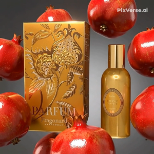 Fragonard Grenade Pivoine Pomegranate Peony Gold Parfum 60ml / 30ml by Senteurs de Provence since 2004