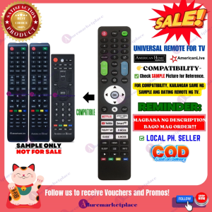 AMERICAN Home Smart TV Remote Universal AMERICAN LIVE Smart TV Remote American live LED TV Remote American Home ANDROID TV Remote AL3299BT