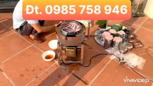 Máy xau giò chả thịt hành tỏi đa năng cối tháo rời 1100w