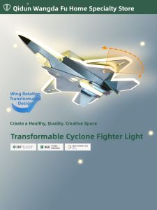 QIDUN | Creative Dynamic Fighter Model Ceiling Light