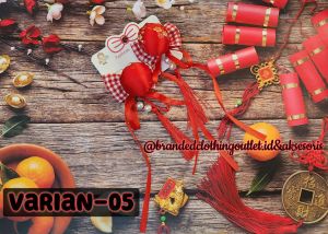 JEPIT RAMBUT IMPORT HIGH QUALITY / PITA CNY ANAK / JEPITAN RAMBUT IMLEK / JEPITAN RAMBUT ANAK MEWAH / JEPIT RAMBUT EDISI MERAH / KEP RAMBUT IMLEK / JEPITAN NATAL - 1PSG = 2PCS / NYC-7820