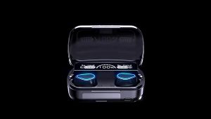 【COD】 M10 TWS Wireless Bluetooth Earphone In Ear Headset Noise-Cancelling Bluetooth Headset 10D bass stereo HiFi HD LED Display Wireless Bluetooth earphones power bank