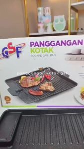 Panggangan Barbeque BBQ Grill Pan Kotak / Bulat