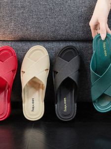 Dép Đế Dày Mùa Hè Thường Ngày Cho Nữ Dép Đế Cao Bằng Nhựa Chống Trượt Đi Biển Dép Đế Bằng Đế Cao Su Thoải Mái Thoáng Khí