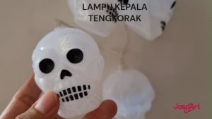 10LED Halloween Lampu String Model Kepala Tengkorak Festival Hantu
