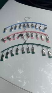 Móc kẹp tất đồ lót móc phơi treo quần áo 10 kẹp thông minh