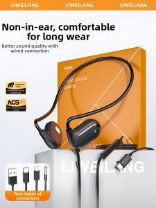 LIWEILANG | Non-In-Ear Over-Ear Wired Headphones Comfortable for Prolonged Use