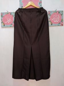 SERAGAM Rok Pramuka span guru/rok belah belakang bahan Rapilo kualitas lebih baik