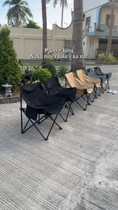 SUOMUEN Camping Chair Portable Chair Outdoor Camping Beach Fishing Picnic Lawn Concert Hiking Foldable Chair (3.5 pounds)