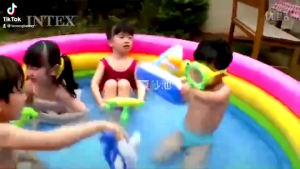 Cartoon Cute Mini Round inflatable Pool Dinosaur Indoor Outdoor kids bathtub