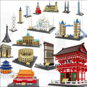 New Wange Architecture Global Wonders Architectural Construction Set for Ages 3-10 building blocks