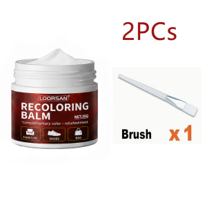 White Shoe Recoloring Balm Sneaker Whitening Repair Cream Scratch Cover Color Restorer Paste For Leather Shoes Bags Furniture
