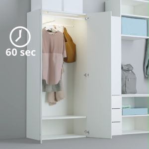 IKEA STOTTA ไฟ LED มีเซนเซอร์เปิดปิดความเคลื่อนไหว ปลอดภัยด้วย แบต AA