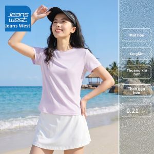 Jeanswest | Áo Thun Lụa Băng Giá Mỏng Hè