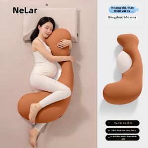 NIRA | Gối Hỗ Trợ Ngủ Nằm Sườn và Nâng Bụng cho Bà Bầu
