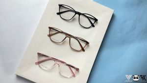 Kacamata PHOTOCROMIC 85612 Cat Eye ANTI RADIASI UV Lensa Berubah warna Sunglass Blueray BluLightcrmc Bluecromic Minus & Plus Korea Fashion wanita