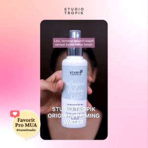 Studio Tropik Priming Water Flawless Studio Tropic Original Primer Spray Balance Setting Spray Daily Make Up Base