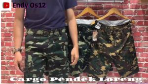 1 PAKET ISI 2 PCS CELANA LORENG PENDEK CARGO PRIA / CELANA CARGO PENDEK MURAH TERLARIS