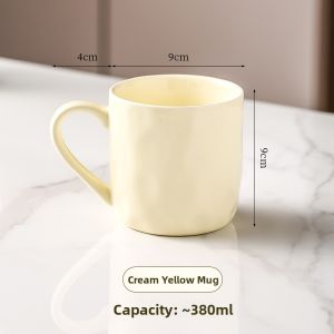 Mr.Snail | Aesthetic Ceramic Cup for Girls Home Use Couples