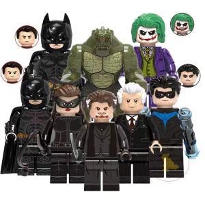 Batman Dark Knight Joker Catwoman MOC Compatible DC Puzzle Building Blocks Toy Female Educational Assembly Plastic Model Kit