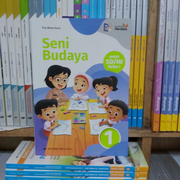 Buku Seni Budaya Kelas 1 SD Kurikulum Merdeka Erlangga | Lazada Indonesia