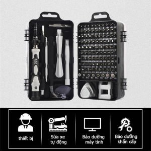 Bộ tua vít 115 trong 1 mini độ chính xác cao đa chức năng thích hợp sửa chữa điện thoại