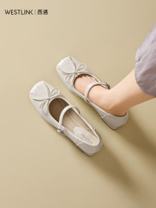 Ballet Style Bow Accent Single Shoes