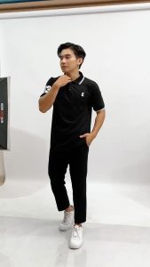 ERQUEEN - kaos polo shirt kaos kerah pria bahan tebal